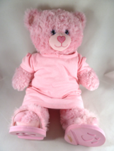 Build-A-Bear Pink Cuddles Plush 16 inches in night gown &amp; slippers heart... - £11.67 GBP