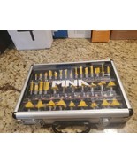 MNA Router Bits 35 Pcs Set,1/2 Inch Shank Router Bit Kit.American Router... - $89.10