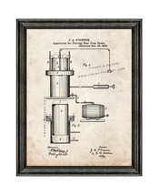 Apparatus For Forcing Beer From Casks Patent Print Old Look with Black Wood Fram - £19.48 GBP+