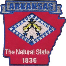 Arkansas State Map Patch 3&quot; - £6.79 GBP