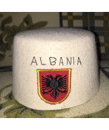 NEW ALBANIA KOSOVA HAT CAP QELESHE PLIS-HANDMADE-TRADITIONAL FOLK WOOL H... - $21.78