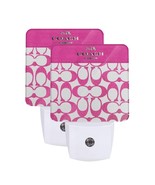 Hot PINK  Luxury LED Night Light Set of 2, Free Ship! - $29.99