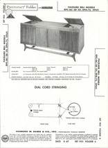 Sams Photofact - Set 905 - Folder 6 - Aug 1967 - Packard Bell Models RPC-56/-58 - £18.43 GBP