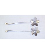 Aluminum Handmade Art Flower Vase Decor or Salad Serving Spoon Set Unique - £9.61 GBP