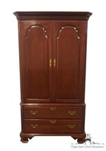 ETHAN ALLEN Georgian Court Solid Cherry Traditional Style 42&quot; Clothing Armoir... - £1,199.02 GBP
