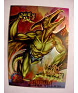 1995 Fleer Ultra X-Men Chromium Signed Chase card #74 Sauron-EX/Mt - $3.50