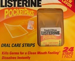  Listerine PocketPaks Fresh Citrus 24 Total Strips Oral Care Breath Strip - £14.37 GBP