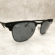 Ray-Ban Clubmaster Metal Matte Black Sunglasses - RB3716 186/R5 51-21-14... - $59.36