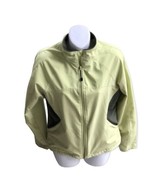 Womens Champion Activewear Zip Up Jacket Green  sz Medium Has A Few Issues - $14.90