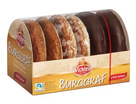 WICKLEIN Burggraf round gingerbread cookies- 3 Variety -200g FREE SHIPPING - $12.86