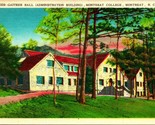 Gaither Hall Montreat College Montreat North Carolina NC Linen Postcard ... - $3.91