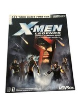 X-MEN Legends Official Strategy Guide Brady Games Marvel PS2 Xbox Gamecube - £11.08 GBP