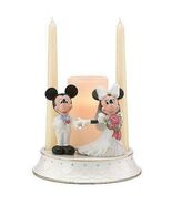 Lenox Disney Mickey Minnie Unity Candle Holder Wedding Figurine Bride Gr... - $93.00
