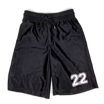 Children&#39;s Place Athletic Basketball Shorts Black #22 Size M - $7.92