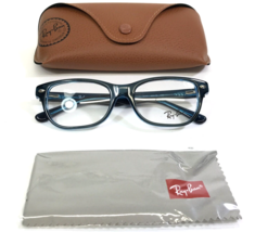 Ray-Ban Kids Eyeglasses Frames RB1555 3667 Blue Rectangular Full Rim 48-16-130 - £38.65 GBP