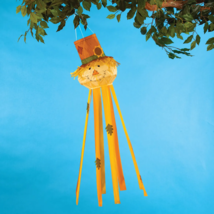 Scarecrow Windsock Outdoor Hanging Thanksgiving Fall Harvest Patio Porch Decor - £14.59 GBP