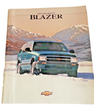 Brochure Chevrolet Blazer Prestige Sales Catalog 40 Pages Vintage 1995 T... - $12.07