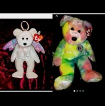 Bundle Of TY Beanie &amp; Plushie Halo TY Beanie / BB Bear Birthday Buddie P... - $29.92