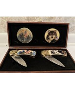 9/11 Commemorative America Unites locking Collector Pocket Knife With Case - $362.73 MXN