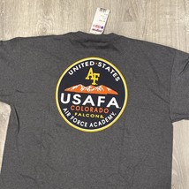 NEW Jansport T-Shirt Mens XL Gray Air Force NCAA Colorado Falcons MADE I... - $21.89