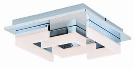 Vaxcel International C0179 13 - 0.5 in. Atra Square LED Flush Mount - £140.79 GBP