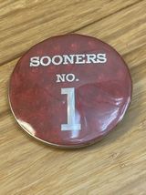 Handmade Oklahoma Sooners No 1 Button NCAA KG JD - $9.90