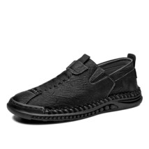 Hot Sale Men&#39;s Casual Shoes Leather Men&#39;s Moccasins Loafers Outdoor Soft Men&#39;s S - £46.91 GBP