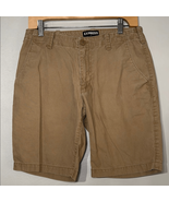 Express Tan Flat Front Shorts Classic Style size 28 - $13.45 CAD
