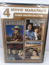 4 Westerns DVD: Albuquerque Whispering Smith Duel at Silver Creek War Arrow NEW - £4.69 GBP