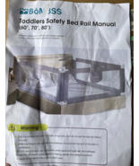 MBQMBSS Bed Rail for Toddlers 37&quot;, Infant Safety Bed Guardrail, Baby Pro... - $40.29 CAD