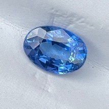 1.09 Cts Natural Ceylon Sapphire Oval Cut Blue Gemstone Engagement Rings - £320.51 GBP