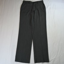 Haggar Standards 32 x 34 Gray Straight Fit Super Flex Waistband Dress Pants - £11.96 GBP