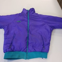 Columbia SL5750 Women’s Large Teal/Purple Reversible Nylon Insulated Ski Jacket image 11