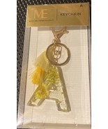 Modern Expressions &quot;A” Monogram Keychain with Tassels - $5.77
