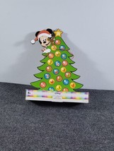 Disney ~ MICKEY MOUSE Wooden Magnetic Advent Calendar ~ Christmas Tree ~ NEW - $31.53