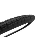 Wheelchair Tire, 24x1-3/8 Inch, BLACK, (Non-Marking) Fits All Brands, 1 ... - £17.11 GBP
