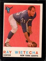 1959 Topps #99 Ray Wietecha Ex Ny Giants *SBA12558 - £1.73 GBP