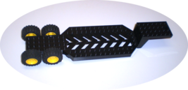 Used LEGO Black Trailer Base 8 x 30 x 3 1/3 ResQ Jack Stone Vehicle 30620 - £7.95 GBP