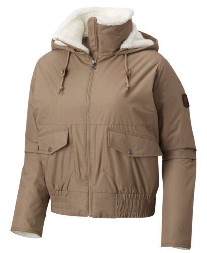 Primary image for Columbia Womens Fleece lined Beacon Brooke Bomber Jacket,X-Small,Truffle