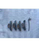 Lot of 4 Vintage Goody and 1 Tip Top Aluminum Hair Wave Clips - $145.30 MXN