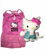 Hello Kitty Dog Dress Size XS &amp; Hello Kitty Plush Dog Toy W Squeaker - £14.46 GBP