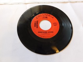 Simon &amp; Garfunkel Homeward Bound Leaves That are Green 45 Record Columbia Record - $10.29