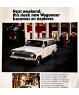 1970 Jeep Wagoneer Advertisement Vintage Automobilia Utility Auto F15O - €25,56 EUR