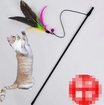 Funny Kitten Cat Teaser Interactive Toy Rod - Unleash Your Cat&#39;s Inner Hunter - £28.38 GBP