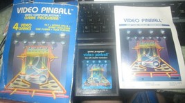 1981 Video Pinball Atari 2600 in original box with instructions - £7.09 GBP