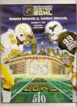 1999 Heritage Bowl Game Program Hampton U Southern U - £60.74 GBP