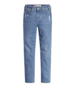 Levi Signature Girl's Heritage High Rise Ankle Straight Jeans Light Wash Sz 7 - $15.00
