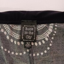 Suzie In The City Skirt Women’s XL Stretch Knit Pull On Flare Skirt Made In USA image 3