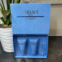 Versace Man Eau Fraiche 3 Pc Gift Set 15ml Gel &amp; Balm, 1.6ml EDT Travel ... - €11,61 EUR