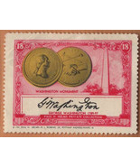 US 1941 FINE LOCAL MINTCOMMEMORATIVE PRIVATE COLLECTION STAMP GEORGE WAS... - £4.08 GBP